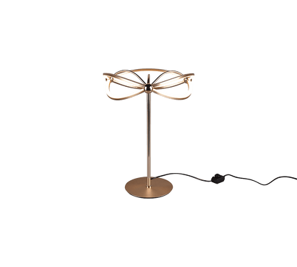 Lampes De Table Dorée Design Spirale Led