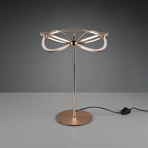 Lampes De Table Dorée Design Spirale Led