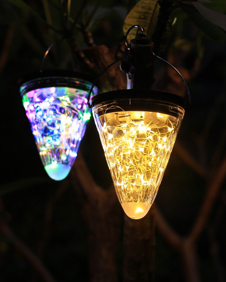 Lanterne Solaire Suspendue - Strawberry Glow