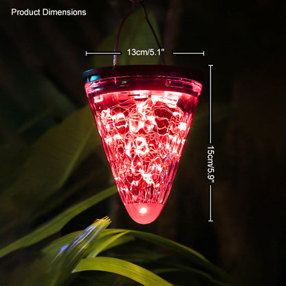 Lanterne Solaire Suspendue - Strawberry Glow
