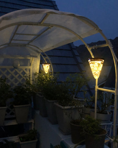 Lanterne Solaire Suspendue - Strawberry Glow