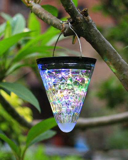 Lanterne Solaire Suspendue - Strawberry Glow