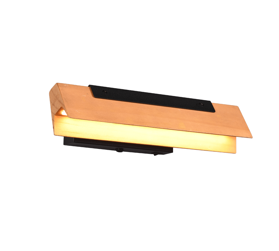 Luminaire Applique Murale Pivotante en Bois