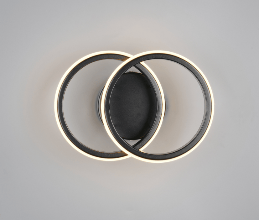 Luminaire Plafond LED Chambre Noir