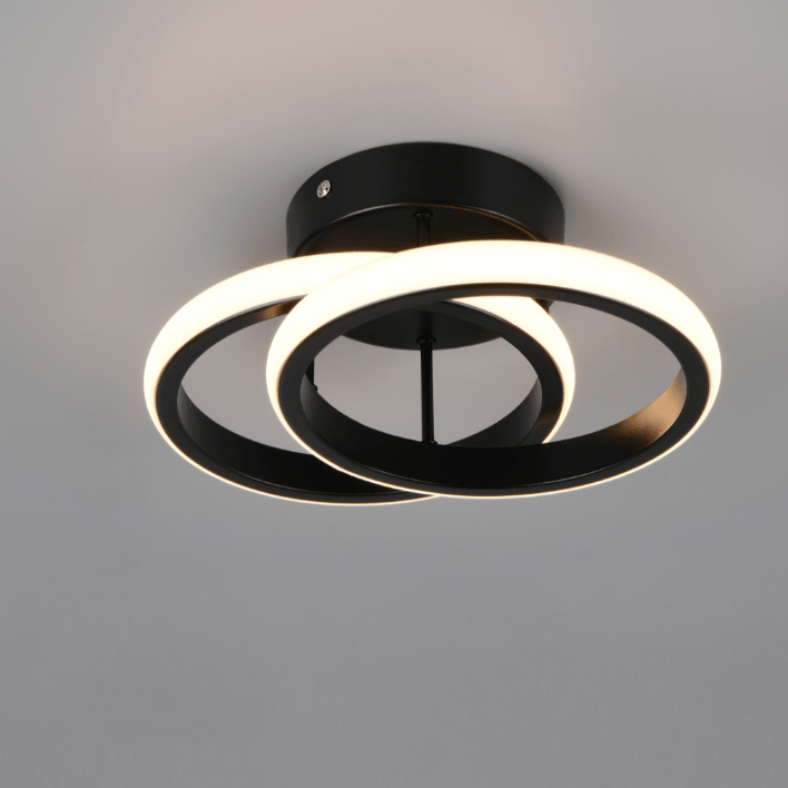 Luminaire Plafond LED Chambre Noir