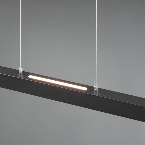 Luminaire Suspendu Barre LED Noir