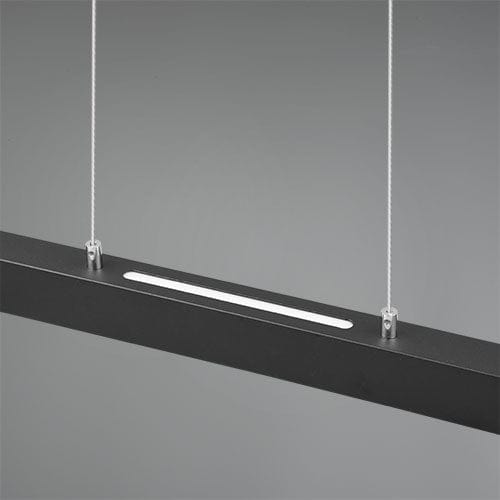 Luminaire Suspendu Barre LED Noir
