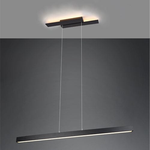 Luminaire Suspendu Barre LED Noir