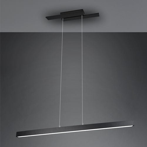 Luminaire Suspendu Barre LED Noir