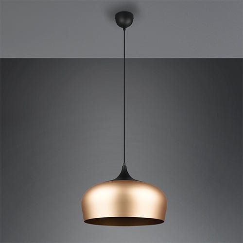 Luminaire Suspendu Noir Et Or