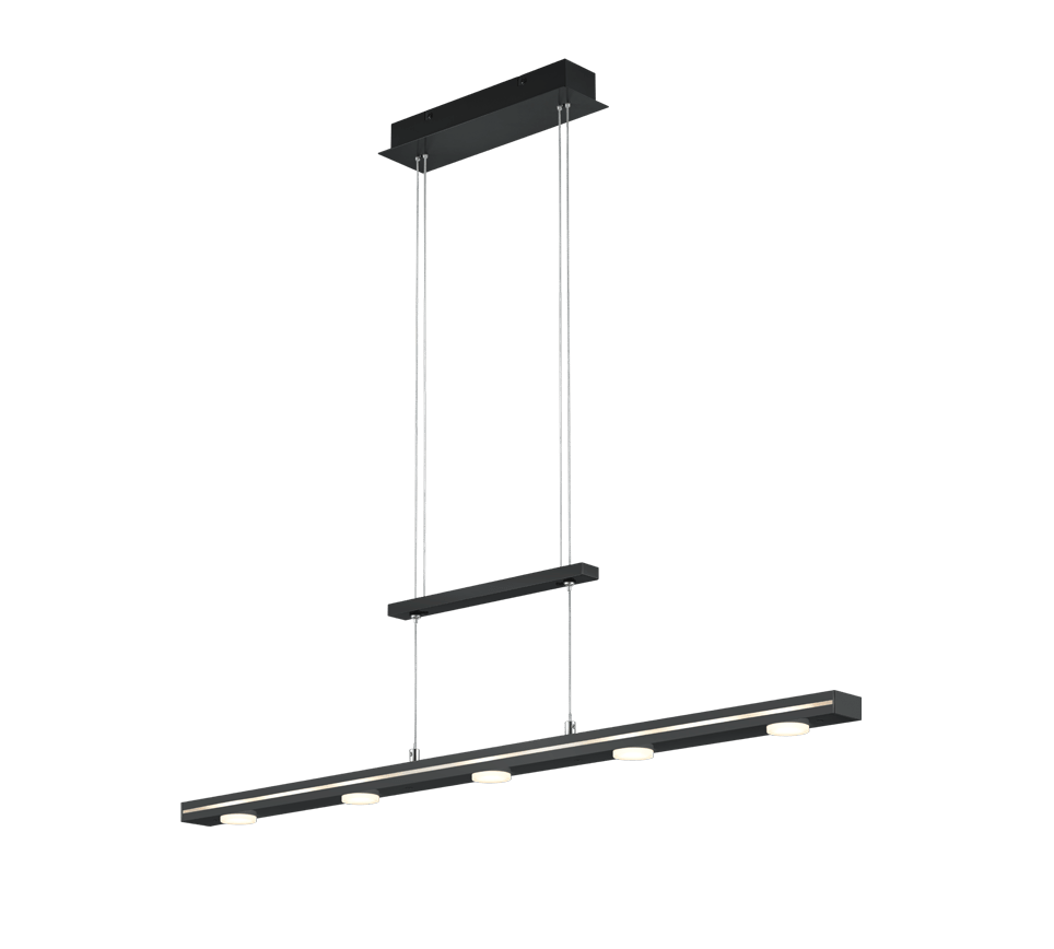 Luminaire Suspendu Noir Mat