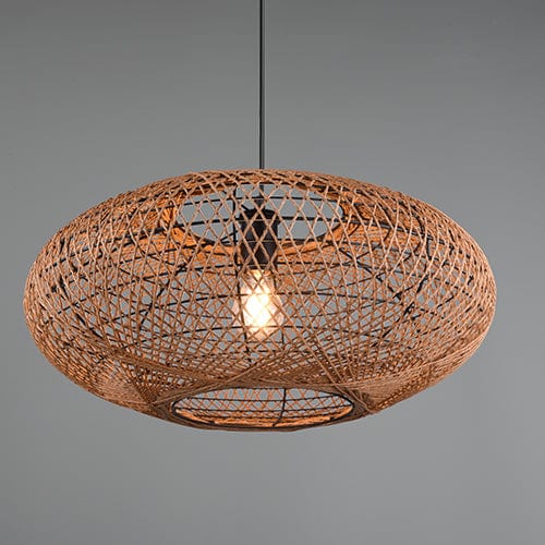 Luminaire Suspension Rotin Pas Cher