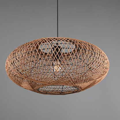 Luminaire Suspension Rotin Pas Cher