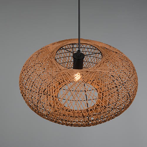 Luminaire Suspension Rotin Pas Cher