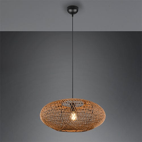 Luminaire Suspension Rotin Pas Cher