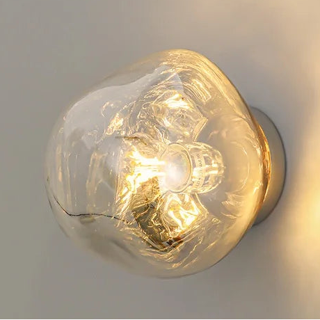 Luminaire mural en verre - Design retro