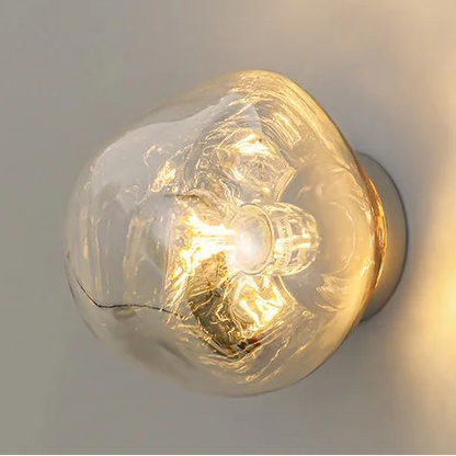 Luminaire mural en verre - Design retro