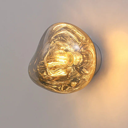 Luminaire mural en verre - Design retro