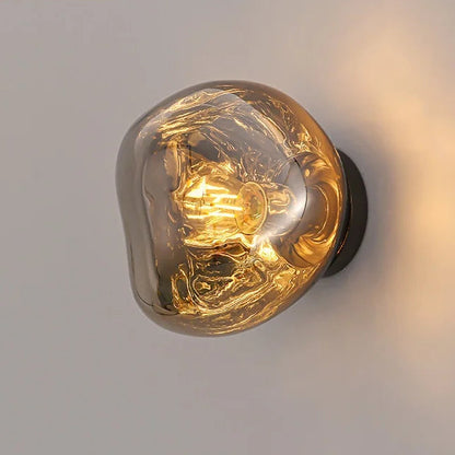 Luminaire mural en verre - Design retro