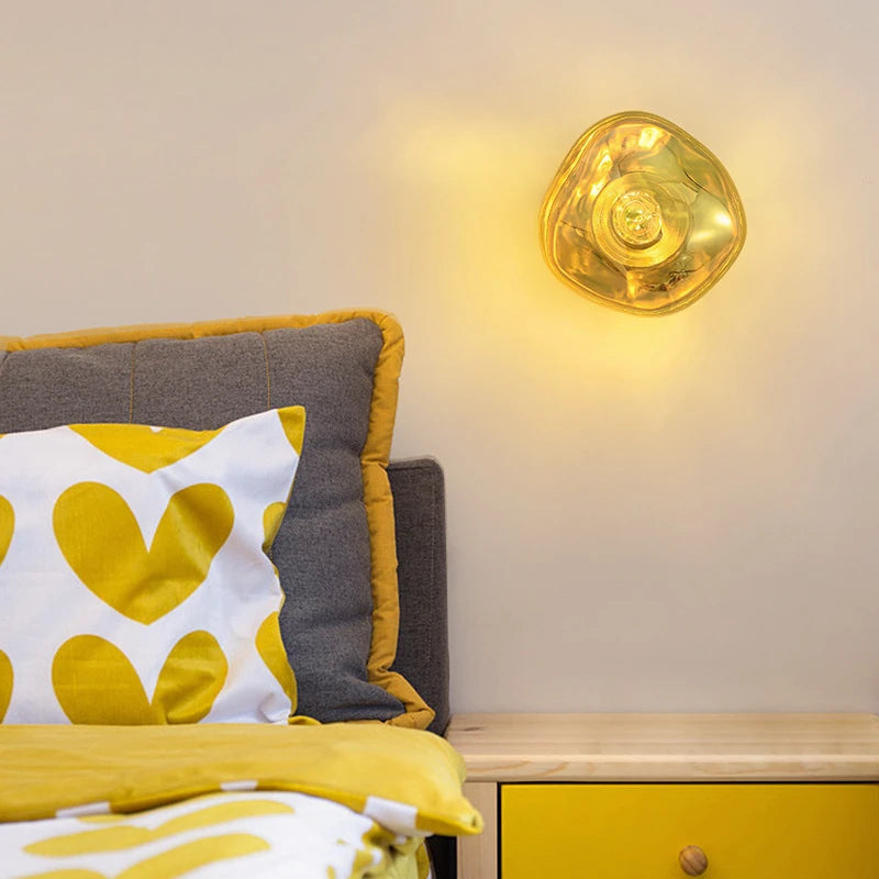 Luminaire mural en verre - Design retro