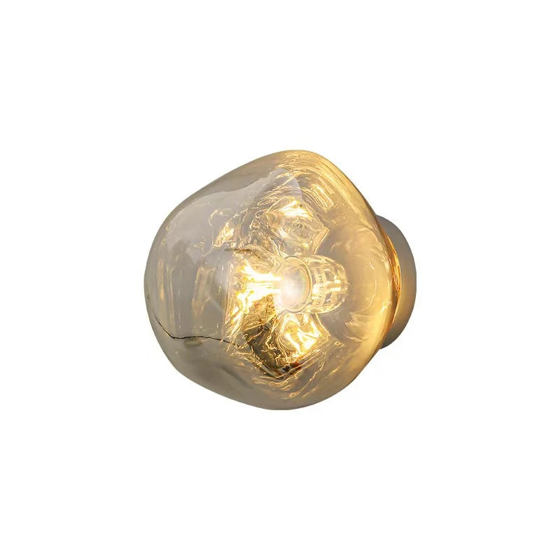 Luminaire mural en verre - Design retro