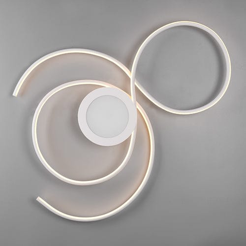 Luminaires Led Plafond Blanc - SPIRALE