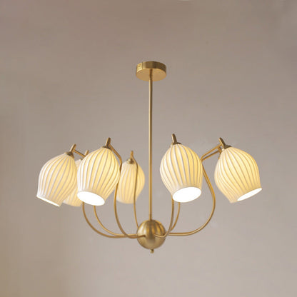 Lustre Art Déco en Céramique