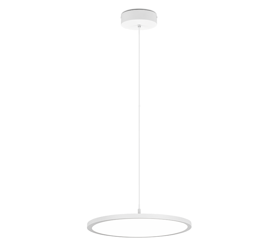Lustre Blanc Rond pour Salon