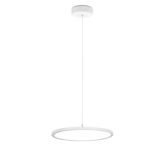 Lustre Blanc Rond pour Salon