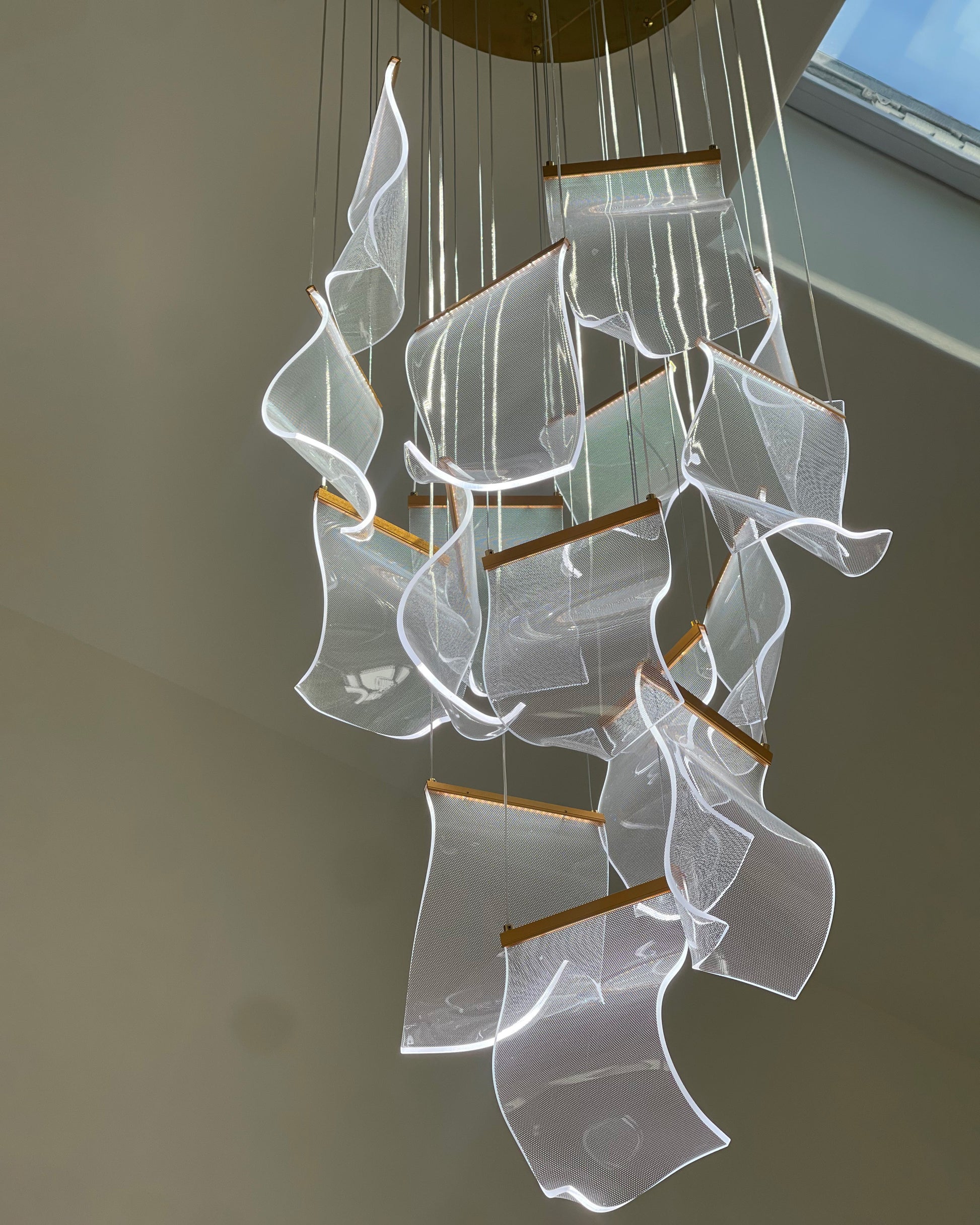Lustre Brise de Laiton
