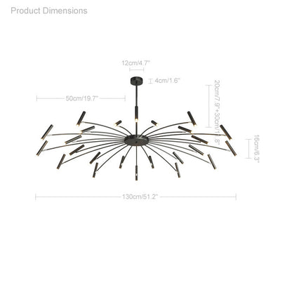 Lustre Candélabre Ajustable