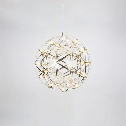 Lustre Céleste en Sphères Lumineuses