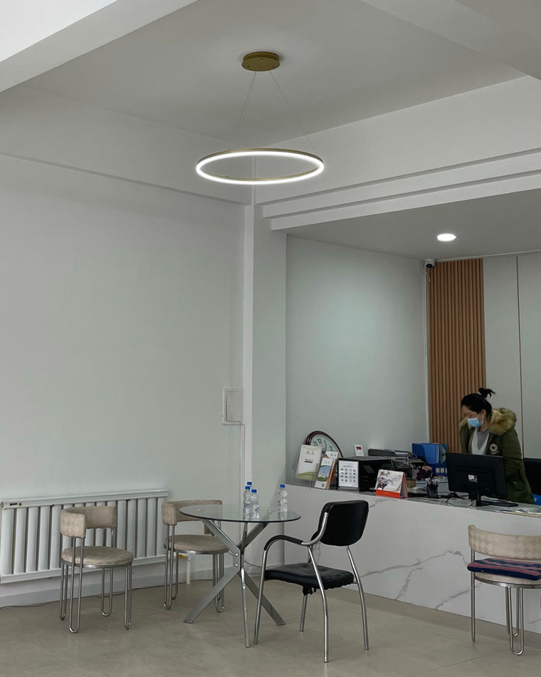 Lustre Circulaire Minimaliste
