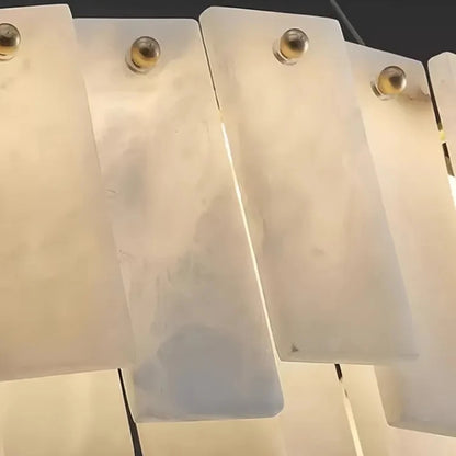 Lustre En Marbre Blanc Design