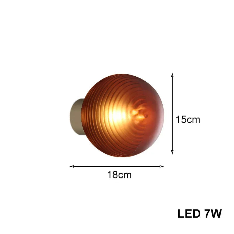 Lustre Grappe De Raisins Violet En Verre Avec Douille E27 LED Pour Plafonds Bas