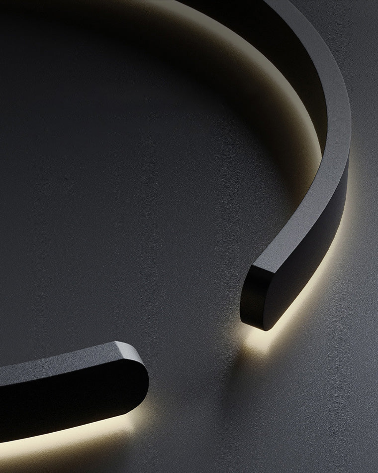 Lustre LED - Anneaux Élégance