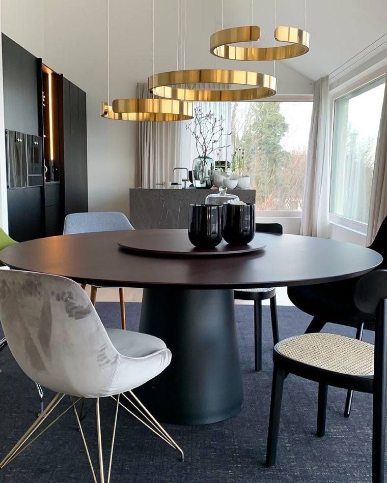 Lustre LED - Anneaux Élégance