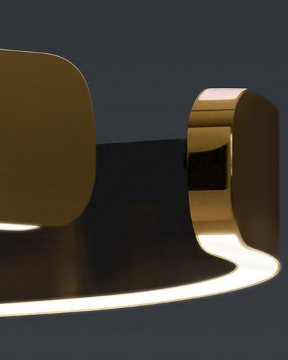 Lustre LED - Anneaux Élégance