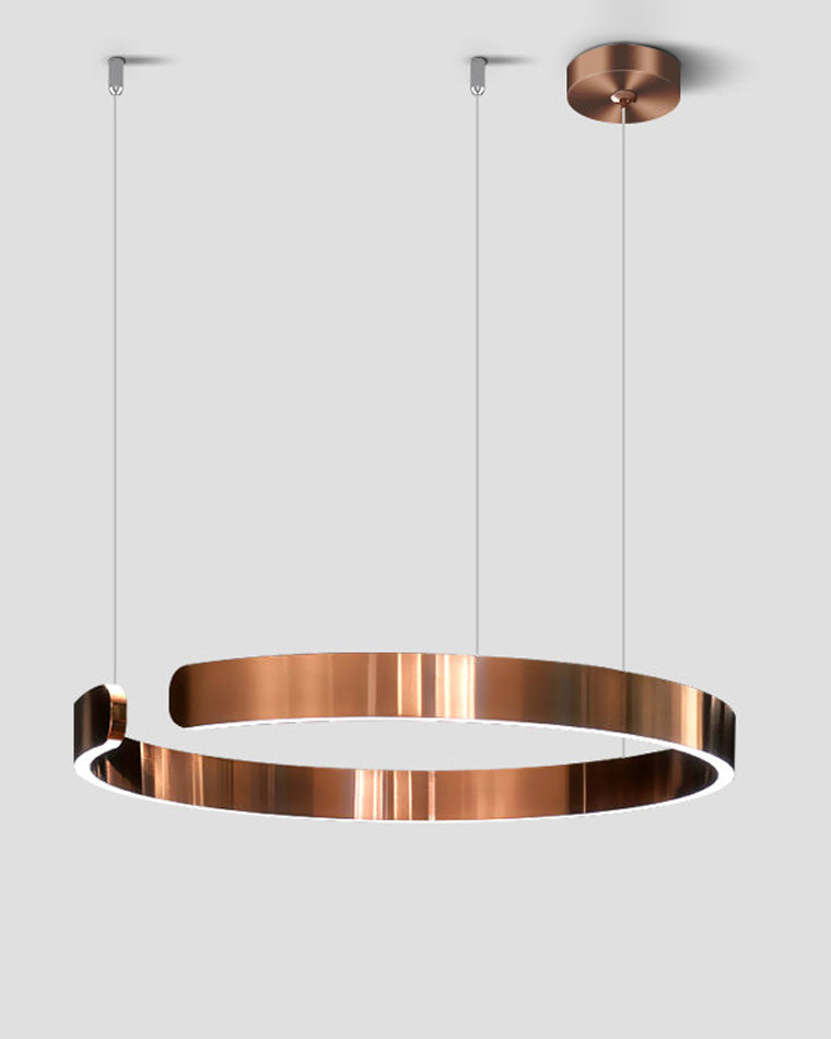 Lustre LED - Anneaux Élégance