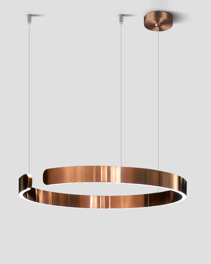 Lustre LED - Anneaux Élégance