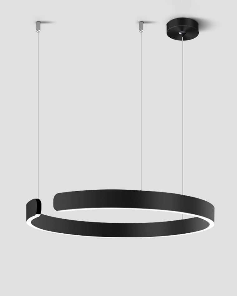 Lustre LED - Anneaux Élégance