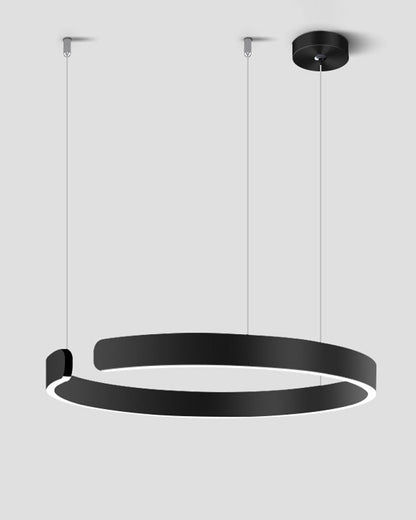 Lustre LED - Anneaux Élégance