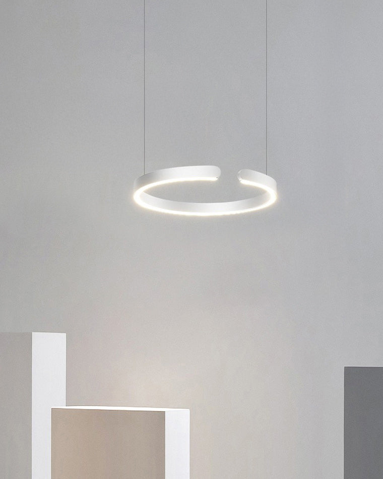 Lustre LED - Anneaux Élégance
