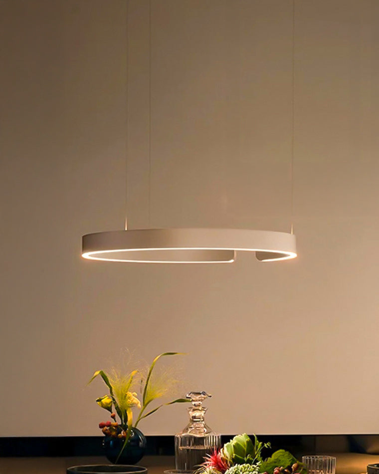Lustre LED - Anneaux Élégance