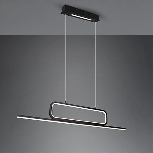 Lustre LED Cuisine - Design Noir