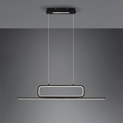 Lustre LED Cuisine - Design Noir