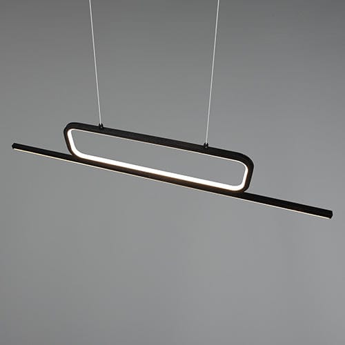 Lustre LED Cuisine - Design Noir