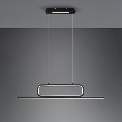 Lustre LED Cuisine - Design Noir