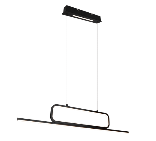 Lustre LED Cuisine - Design Noir