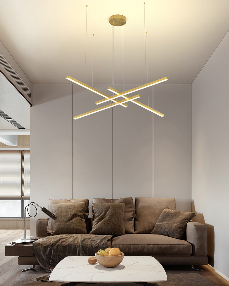 Lustre LED à Tiges Multiples